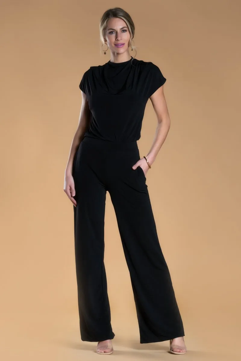 Cascade Top & Habit Pant Matching Set (Black)