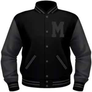 Custom Varsity Jacket, Baseball/Basketball Letterman Unisex Wool and Leather Varsity Jacket Mens/Womens