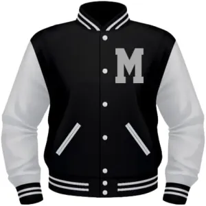 Custom Varsity Jacket, Baseball/Basketball Letterman Unisex Wool and Leather Varsity Jacket Mens/Womens