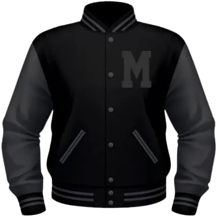 Custom Varsity Jacket, Baseball/Basketball Letterman Unisex Wool and Leather Varsity Jacket Mens/Womens