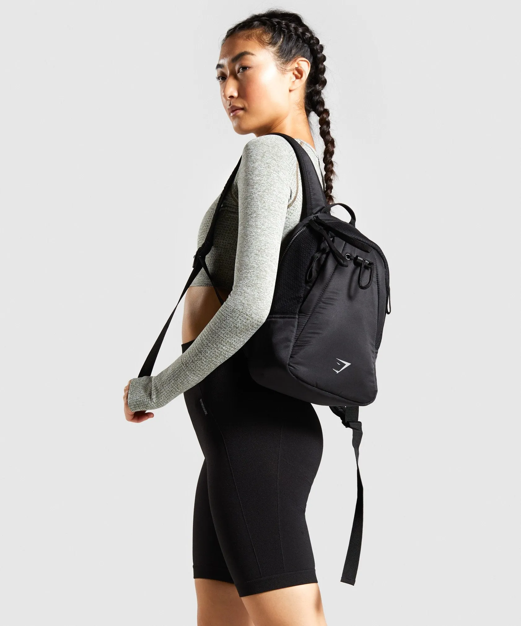 Gymshark Mini Mesh Backpack - Black