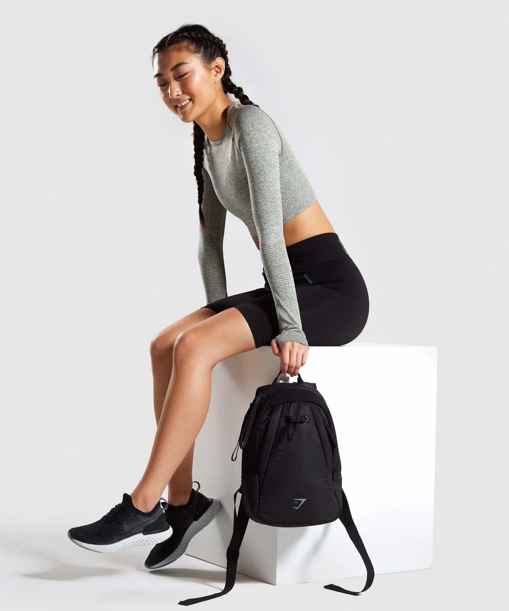 Gymshark Mini Mesh Backpack - Black