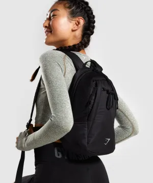 Gymshark Mini Mesh Backpack - Black