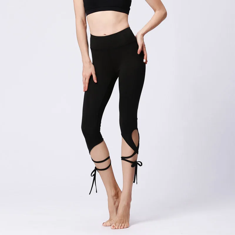Hip lifting straps sports fitness yoga pants