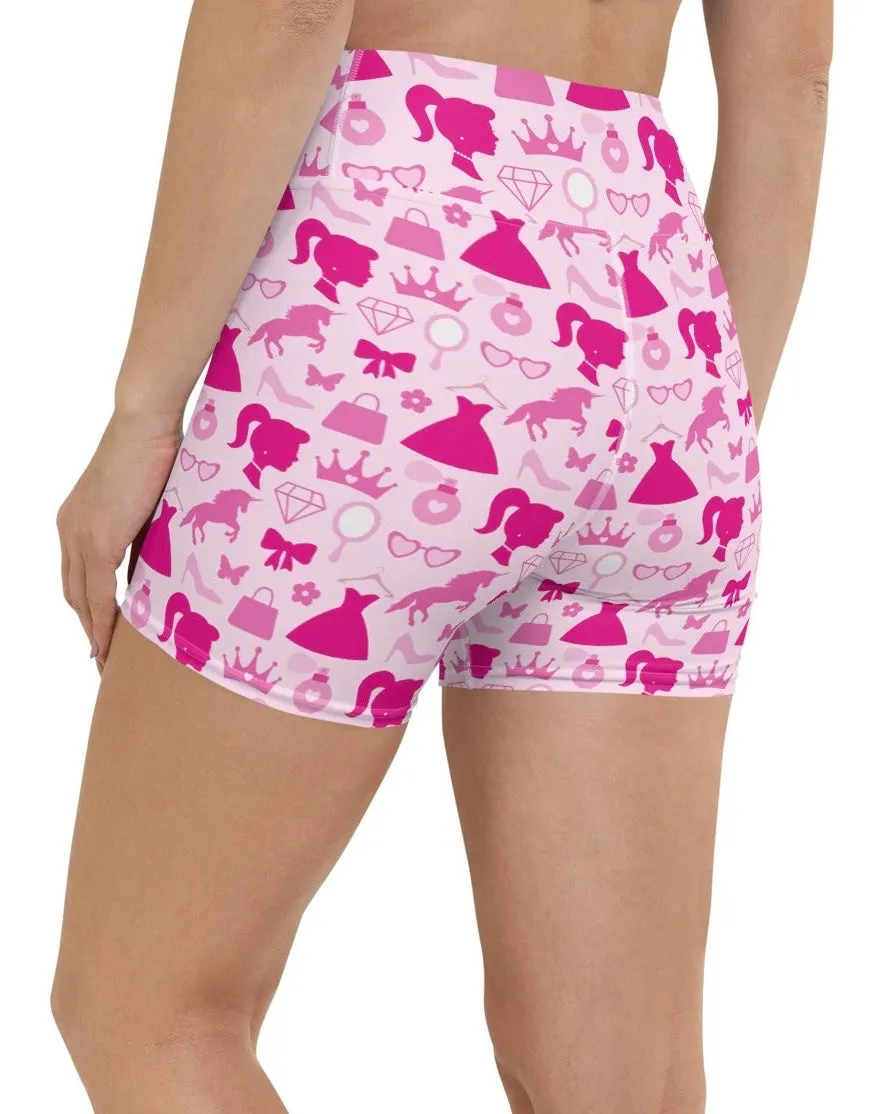 Let's Go Party Yoga Shorts