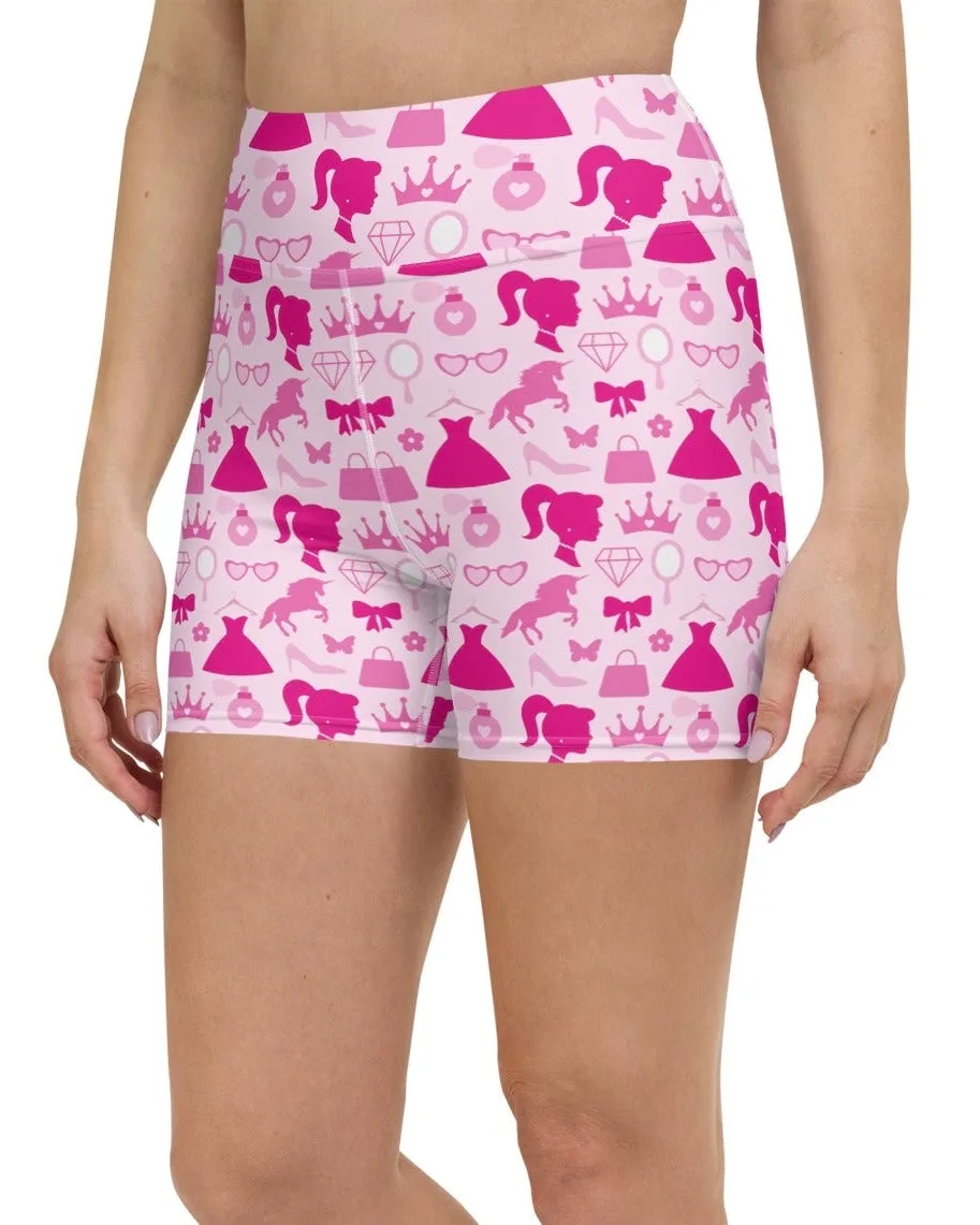 Let's Go Party Yoga Shorts