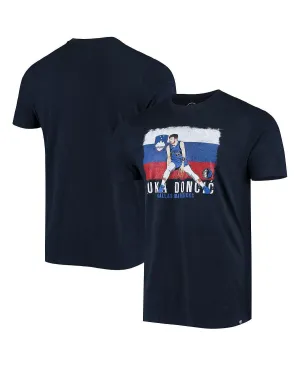 Luka Doncic Navy Dallas Mavericks Player '47 Brand Men's Graphic T-Shirt, Blue