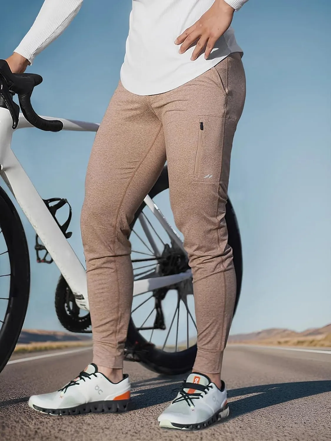 Men's Softest Performance Athletic Workout Jogger Sweatpants Cycling Fitness Running