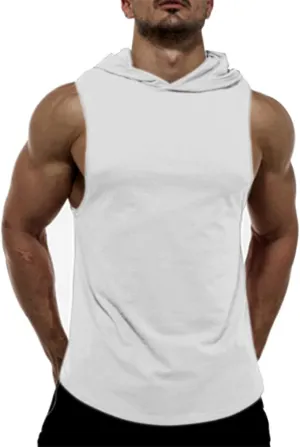 Muscle Killer 1 or 3 Pack Men's Workout Hooded Tank Tops Bodybuilding Muscle Cut Off T Shirt Sleeveless Gym Hoodies