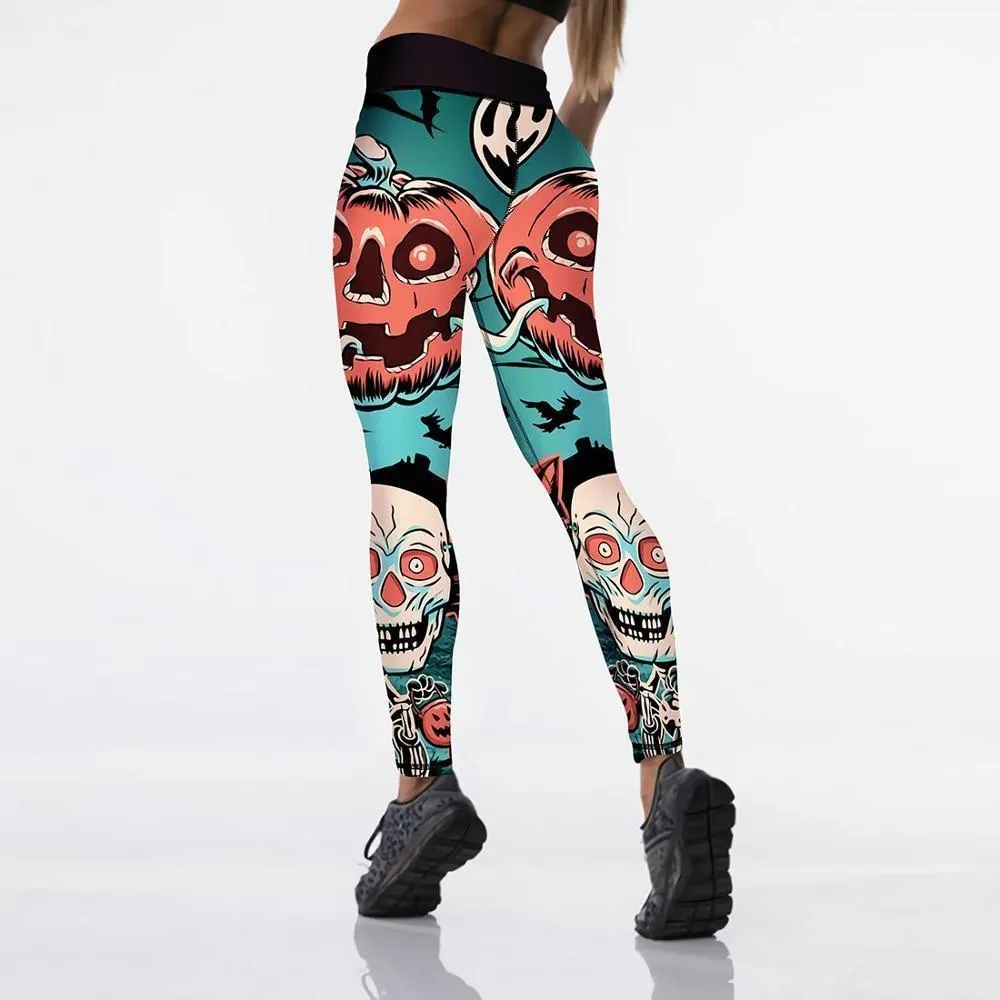 Screaming Pumpkin Leggings