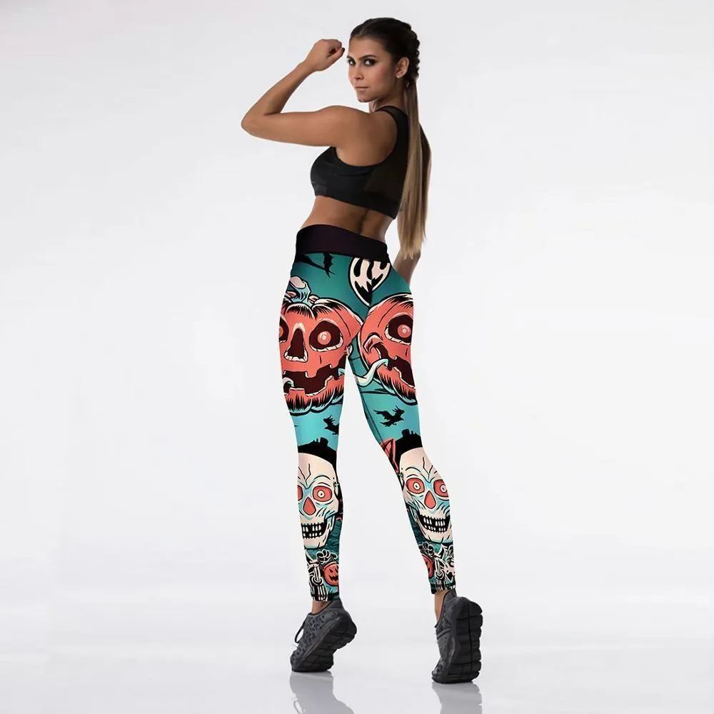 Screaming Pumpkin Leggings