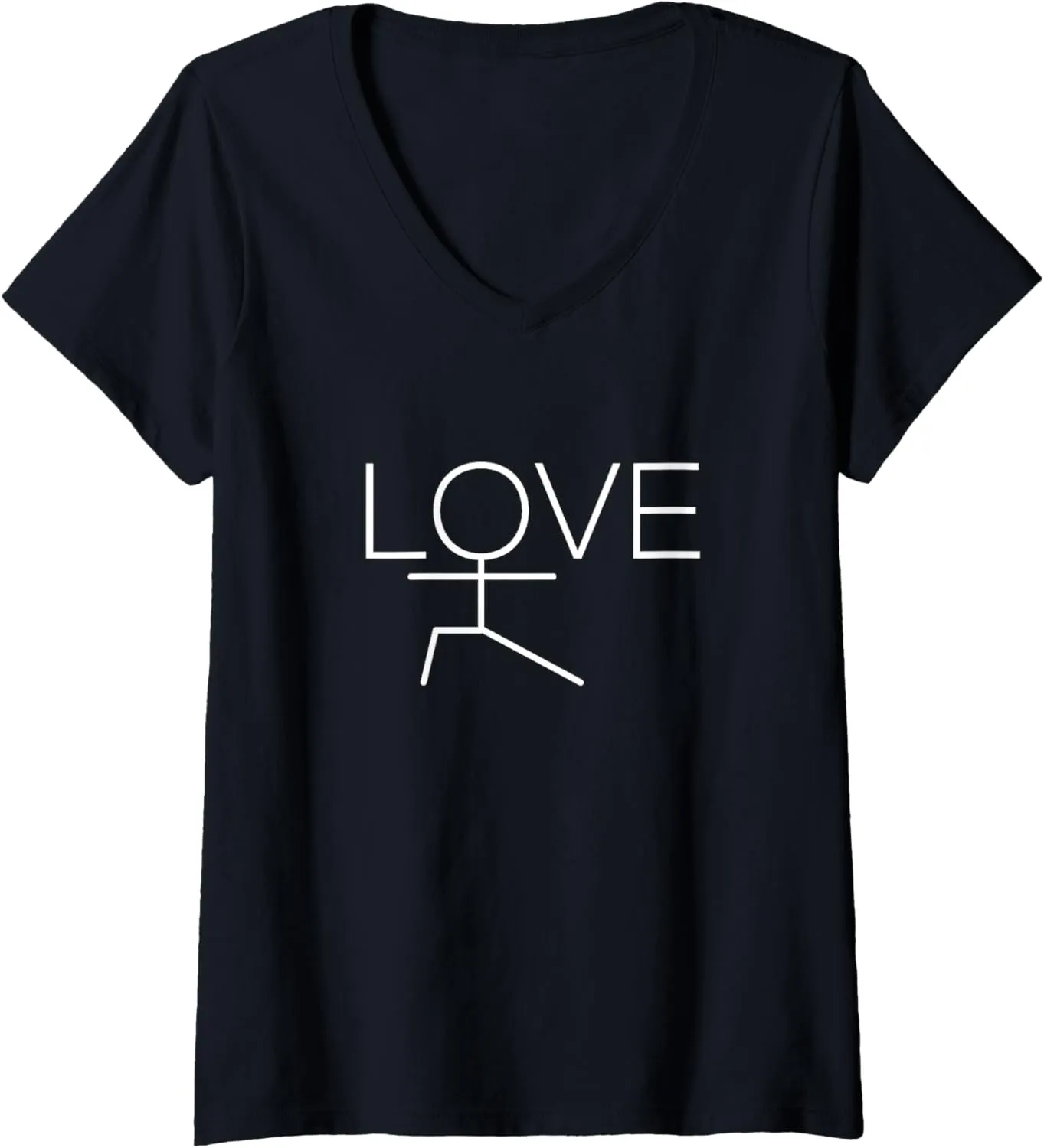 Womens Yoga Gifts For Yoga Instructor Women Girl Love Yoga Themed V-Neck T-Shirt