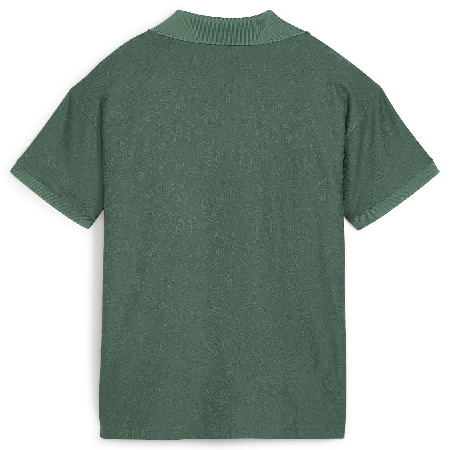 X QGC Womens Relaxed Crop Polo Deep Forest - SS24