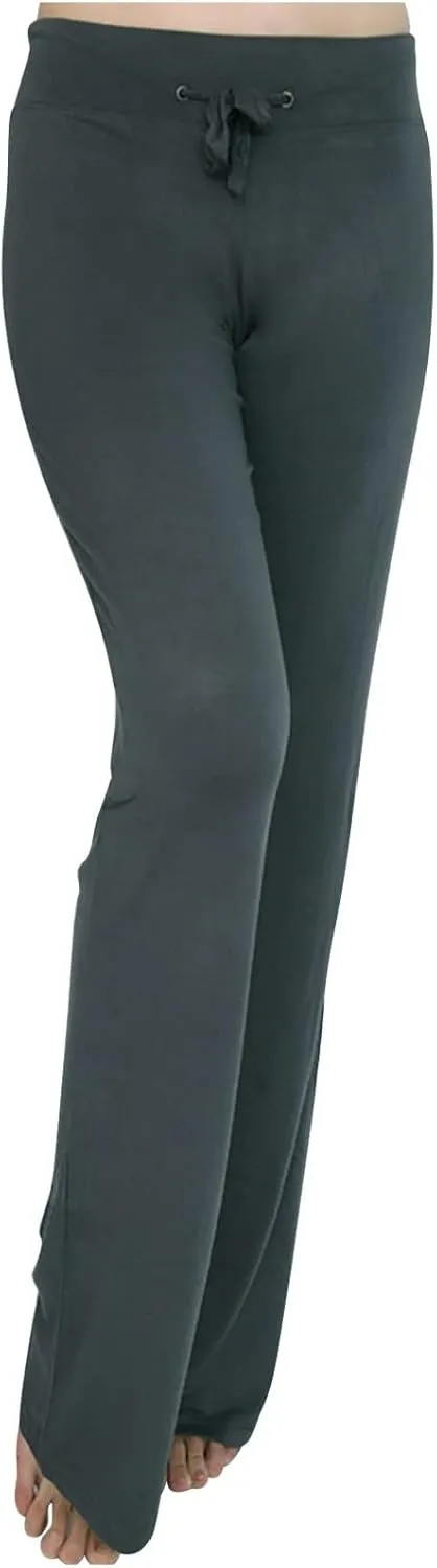 Yoga Pants Women Wide Leg Drawstring Lounge Pants High Waisted Stretchy Trousers Loose See Through Yoga Beach Pant